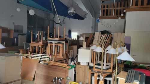 Sachspende an das Camp Peenemünde