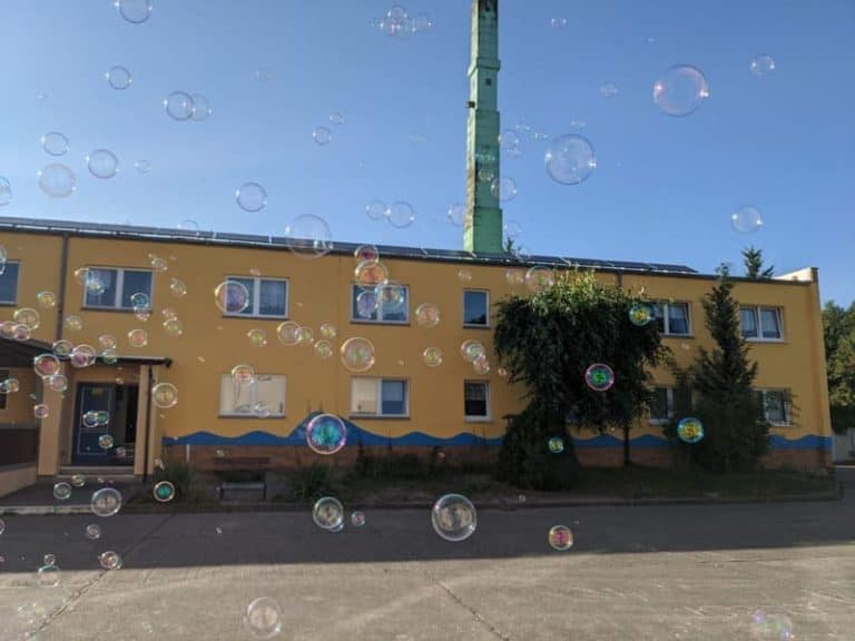 Neue Fasade im Schullandheim der Insel Usedom