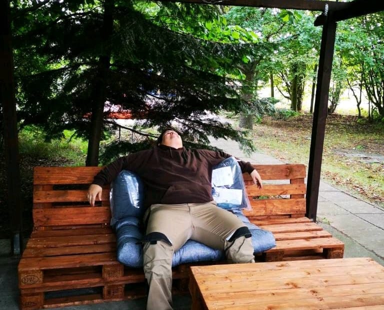 Entspannen im Chill-Area des SLH "Camp Peenemünde"