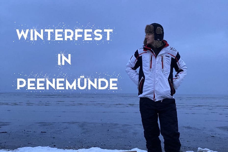 Wintersport am Strand von Usedom